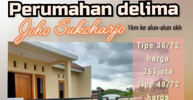 Rumah Dijual di Sukoharjo! Harga Murah Mulai Rp 200 Jutaan