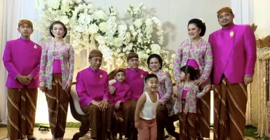 Gemes! Begini Tingkah Lucu Cucu Presiden Jokowi, Panembahan Al Nahyan Malah Pakai Kaus Oblong Sambil Ngedot di Nikahan Kaesang-Erina