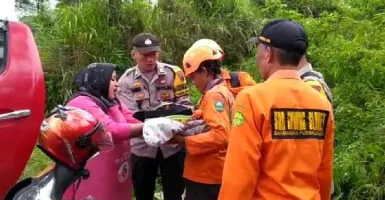 Polsek Karangreja Purbalingga Bantu Evakuasi Perempuan Melahirkan di Gunung Slamet, Begini Ceritanya