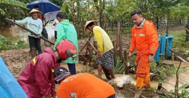 Sungai Jeratun Soluna Jepara Meluap, Ratusan Rumah Kebanjiran