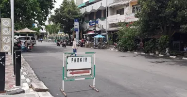 Kabar Baik! Jalan Rusak di Alun-Alun Masjid Semarang Sudah Diperbaiki
