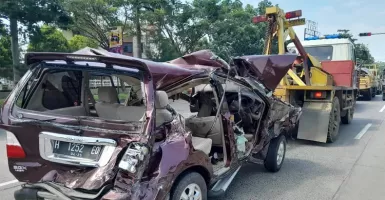 Innalillahi! Kecelakaan di Tol Dalam Kota Semarang, 2 Orang Tewas