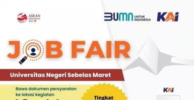 KAI Buka Lowongan Kerja Terbaru untuk Lulusan SMA hingga S1 di UNS Job Fair, Cek Syaratnya!