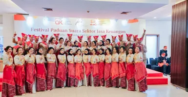 Bankir dalam BRILiaN Choir BRI Sabet Juara di Festival Paduan Suara Sektor Jasa Keuangan 2023