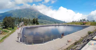 Menikmati Eksotisme Gunung Merapi di Embung Manajar Selo