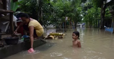 Alamak, 27 Ribu Warga Lamongan Terendam Banjir
