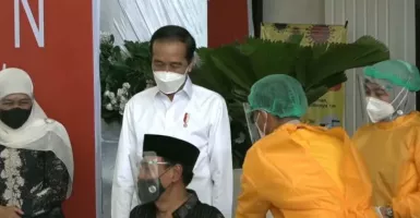 RSUD Sidoarjo Jelaskan Vaksin 300 Orang Kepada Presiden Jokowi