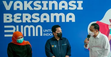 Wali Kota Surabaya Komitmen Pemprov Jatim Jalankan Vaksinasi
