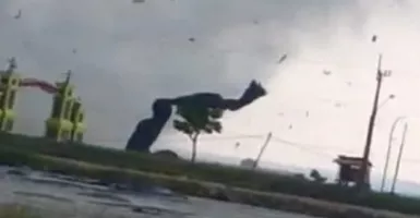 Angin Puting Beliung Tejadi di Sumenep, OMG!