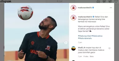 Madura United Resmikan Eks Barito Putra untuk Perkuat Lini Serang