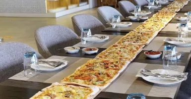 Pizza Hawaii Miliki Panjang 2 Meter, Sanggup Habiskan?