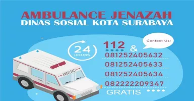 Warga Surabaya Hubungi Nomor ini Jika Butuh Ambulans