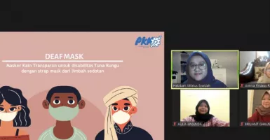 Mahasiswa UMM Siap Pasarkan Masker Unik untuk Tuna Rungu