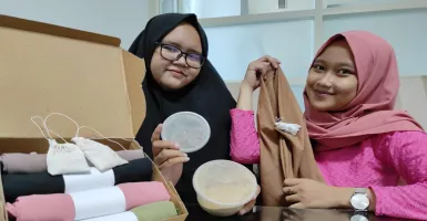 Mahasiswa UNUSA Buat Hijab Aromatik, Idenya Tak Terduga