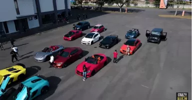 Ngeri! Komunitas Tulungagung ini Anggotanya Punya Supercar Semua