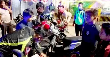 Terlibat Balap Liar, 18 Sepeda Motor Diangkut ke Polres Situbondo