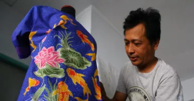Motif Ikan Koi Studio Batik Lembayung Siap Meluncur ke Jepang