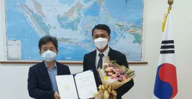Aksi Heroik Bripka Febri Diganjar Penghargaan dari Korea Selatan