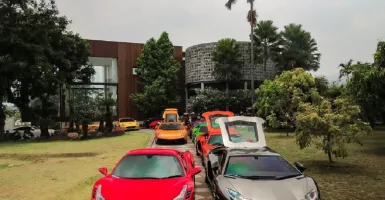 Crazy Rich Surabaya Berkumpul, Halaman Rumah Dipenuhi Supercar