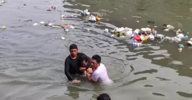 Heboh! Kejar-kejaran Polisi dan Pria di Sidoarjo Hingga ke Sungai