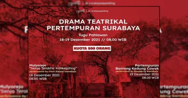 Drama Teatrikal di Surabaya Bakal Digelar, Pasti Seru!