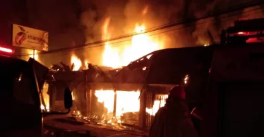Pasar Bululawang Malang Terbakar, Kerugian Ratusan Juta Rupiah