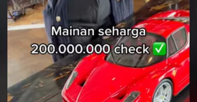 Crazy Rich Surabaya Perlihatkan Miniatur Ferrari Harga Rp200 Juta
