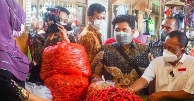 Blusukan ke Pasar, Wawali Surabaya Temukan Fakta Soal Harga Cabai
