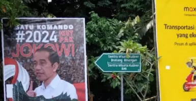 Baliho Jokowi di Surabaya Sebuah Eksistensi, Awas Jangan Berbelok