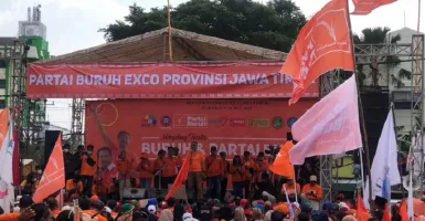 Demo Hari ini di Surabaya, Partai Buruh Bertarung di Pemilu 2024