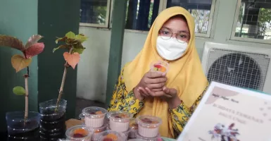 Daun Ungu Kaya Manfaat, Siswi SMP di Surabaya Buat Terobosan Unik