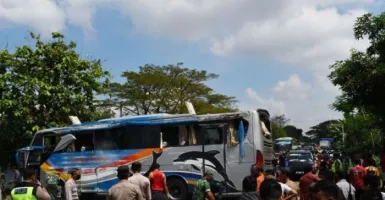 Kronologi Tergulingnya Bus Sugeng Rahayu di Madiun