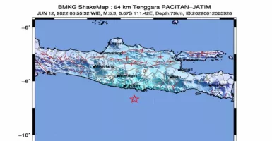 Gempa Mengguncang Pacitan, Tak Berpotensi Tsunami