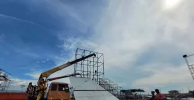 Pembangunan Arena Panjat Tebing Porprov Jatim Dikebut