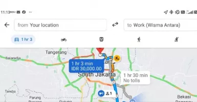 Asik, Google Maps Sediakan Fitur Estimasi Tarif Tol