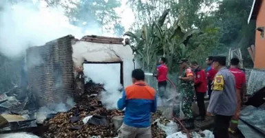 Warga Desa Kalimas, Situbondo Dibuat Heboh Kebakaran