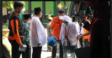 Kloter Terakhir Tiba di Asrama Haji Surabaya, Hamdalah