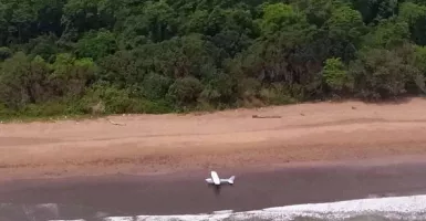 Pesawat Cessna Mendarat Darurat di Taman Nasional Alas Purwo