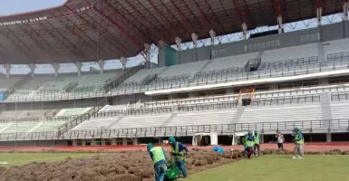 Aneh, Rumput Stadion Gelora Bung Tomo kok Belum Sesuai Standar FIFA