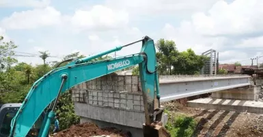 Pembangunan Molor, Pemkab Kediri Tegur Keras Pelaksana Proyek Jembatan Ngadi