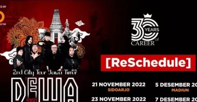 Jadwal Konser Dewa 19 di Jawa Timur, Catat Tanggalnya