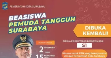Beasiswa Pemuda Tangguh Surabaya Dibuka, Cek Syaratnya