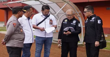 Tim Risk Assesment Polri Tinjau Stadion Pamelingan, Madura United Siap Berbenah