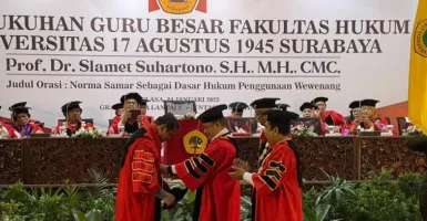 Untag Surabaya Punya Guru Besar Baru Bidang Ilmu Hukum