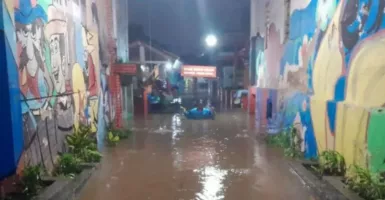 Hujan 2 Jam, Kampung Lebak Banyuwangi Terendam Banjir