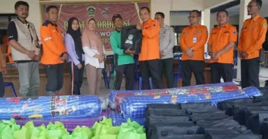 100 Paket Sembako Disalurkan BPBD Jatim ke Korban Puting Beliung Madiun