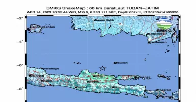 Gempa Bumi Magnitudo 6,6 Guncang Tuban Hari Ini, Jumat 14 April 2023