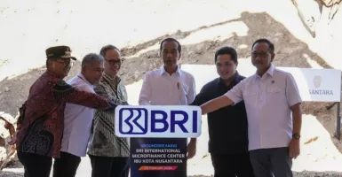 Presiden Jokowi Groundbreaking BRI International Microfinance Center di Ibu Kota Nusantara