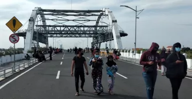 Jembatan Suroboyo Dibuka Lagi, Jumlah Pengunjung Dibatasi