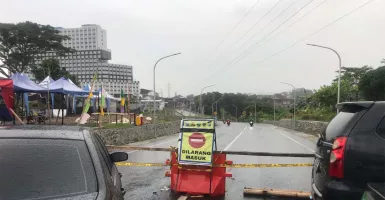 Jembatan Tunggulmas Kota Malang Tutup, Warga Keluhkan Macet